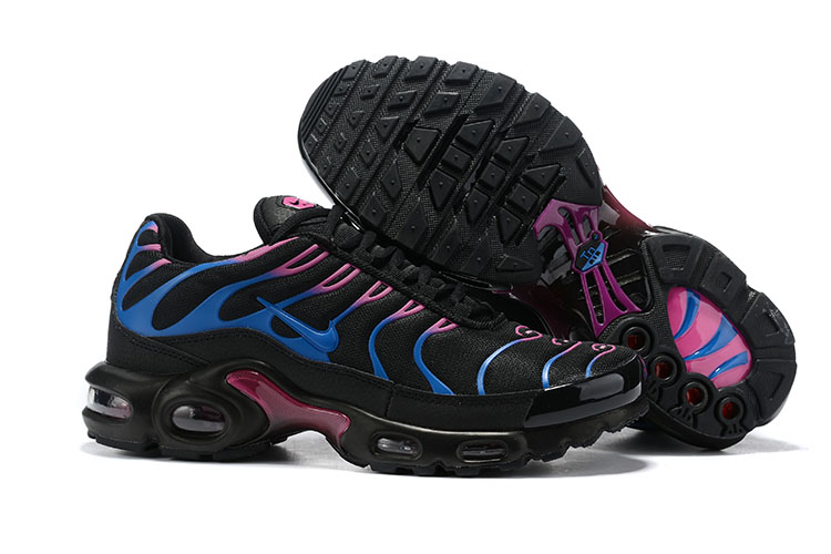 Men Nike Air Max PLUS Black Purple Blue